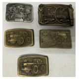 (5) Case IH Belt Buckles