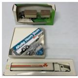 (3) 1/64 Ertl & Winross trucks