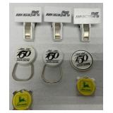 (8) John Deere pcs-Keychains/Clips/Screwdriver