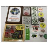 15+ John Deere/Ford/Oliver Pins/Toys/Plaques
