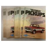 25+ 1978 Chevy Pickups brochures