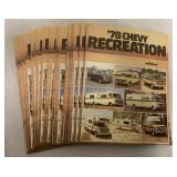 40+ 1978 Chevy  Recreation brochures