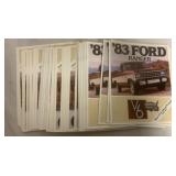 40+ 1983 Ford Ranger  brochures