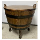 Half Barrel Stand