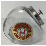 Hershey's Chocolate Glass Counter Top Jar