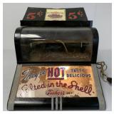 Fisher's Hot Peanut Lighted Counter Display