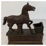 Cast Iron Trick Pony Mechanical Bank