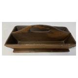 wood cutlery tray