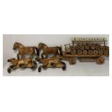 Lowenbrau Wagon Back Bar Display