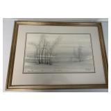 P. Buckley Moss 'Trees in Harmony' lithograph