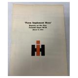 IH Farm Implement News Super M-TA Brochure