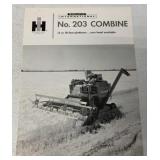 IH McCormick Int'l 203 Combine Brochure