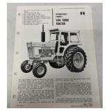 IH Int'l Farmall 1466 Turbo Tractor Brochure