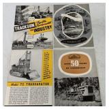 (4) Caterpillar/Trackson Brochures