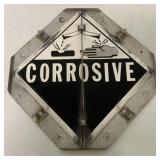 Flip Poison/Corrosive/Danger Tanker Sign