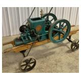 Fuller & Johnson Model N 1 1/2hp on cart