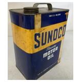 Empty Two Gallon Sunoco Mercury Motor Oil Can