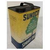 One Gallon Sunoco Spray Oil Can