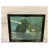 Framed As the Centuries Pass in the Night Print