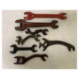 (7) Oliver Plow Wrenches
