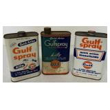 (3) GulfSpray Insecticide Cans