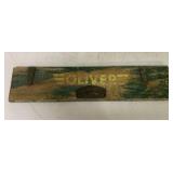 Oliver Emblem on Grain Drill Part