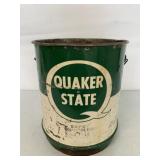 Five Gallon Quaker State Quadrolube Can