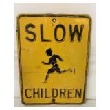 Slow Children Heavy Metal Sign