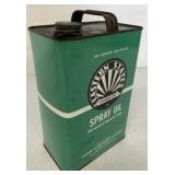 Empty One Gallon Eastern States Spray Oil Can