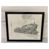 Signed Walter Krawiec Flight of the Blue Bird Prin