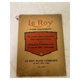Le Roy Farm Equipment Brochure