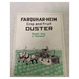 Farquhar-Heim Crop/Fruit Duster Brochure