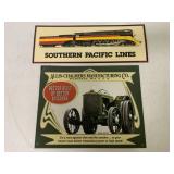 2 Allis-Chalmers/Southern Pacific Metal Signs
