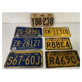 (6) PA Truck License Plates 1942/1953/1958