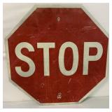 Metal STOP Road Sign