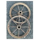 Pair of Steel Wheels        "  diameter