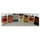 (7) Permatex/Cities Service/Power-Ball/NFO Cans