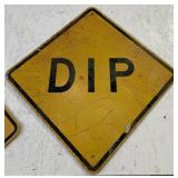 Metal DIP Road Sign