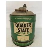 Five Gallon Quaker State Motor Oil Drum