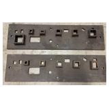 (2) Pexto Bench/Stake Plates
