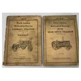 (2) Farmall Fairway/McCormick 15-30 Catalogs