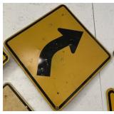 Metal Curve Roaded Street Sign