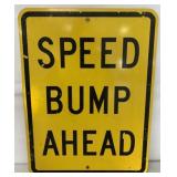 Heavier Metal Speed Bump Ahead Road Sign