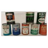 (8) Mobil/Sinclair/Arco/Kmart/Warco Cans/others