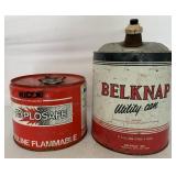 (2) Belknap/Kidde Explosave Cans