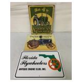 3 Contemporary Tractor/Farming/Engine Signs