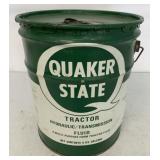 Five Gallon Quaker State Tractor Fluid Drum