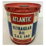 Five Gallon Atlantic Ultragear Oil Drum