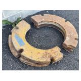 pair of Farm Tractotr Wheel Weights
