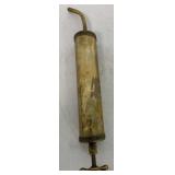 E Edleman & Co. Brass Grease Gun